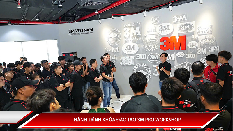 Nhìn lại hành trình khóa đào tạo 3M Pro Workshop - Bứt phá kỹ thuật dán phim bảo vệ sơn xe